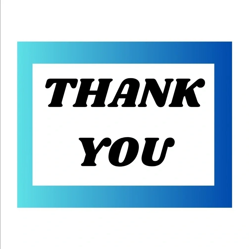 Set of 10 Thank You Post Cards